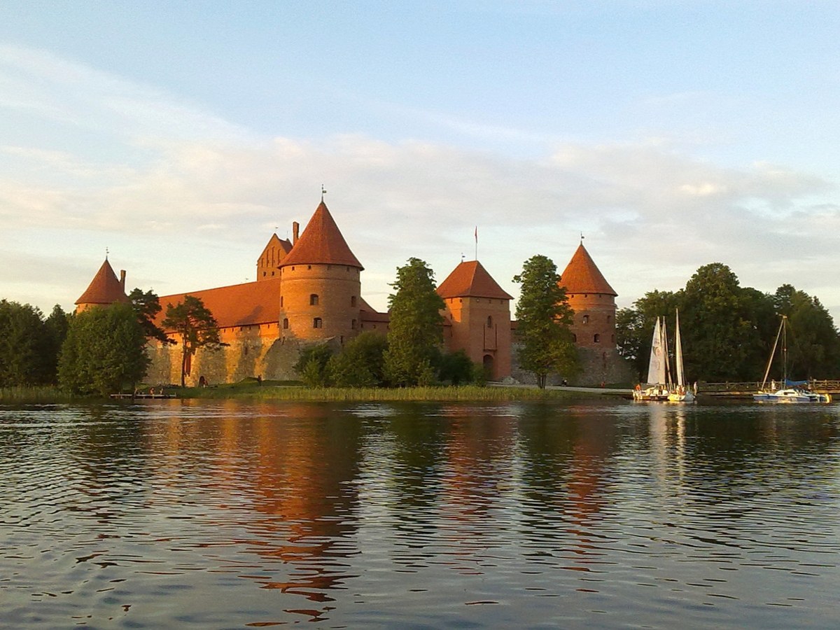 Trakai Island Castle in summer
